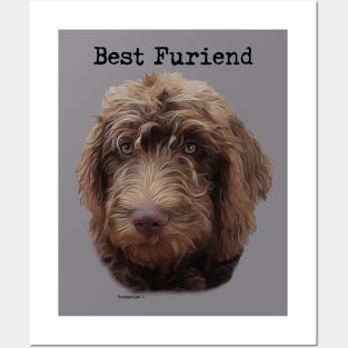 Best Furiend Dog Lover Posters and Art